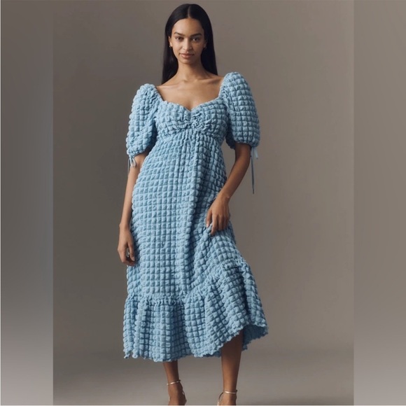 Endless Rose BUBBLE PUFF SLEEVE MAXI DRESS - Picture 9 of 15